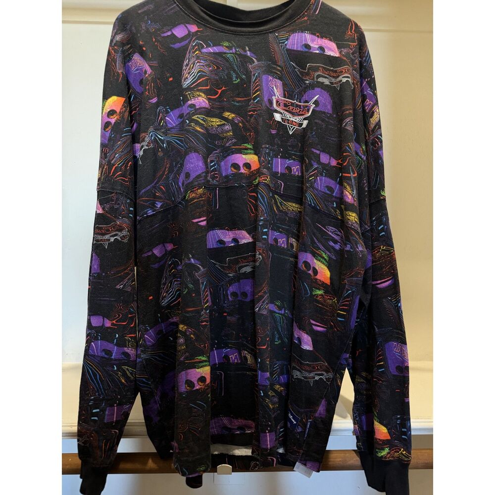 Disney Spirit Jersey Cars Land Neon All-Over Print XXL